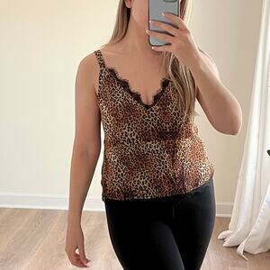 AS by DF Bagheera Leopard Cami Black Lace S Mobwife
